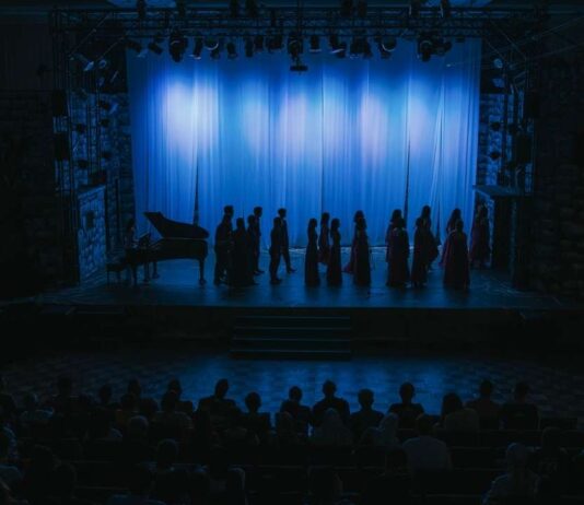 FutureStars 2026 at Schreiber Auditorium FutureStars 2026 student talent show features high school performers on stage during a live music competition at Pioneer High School.