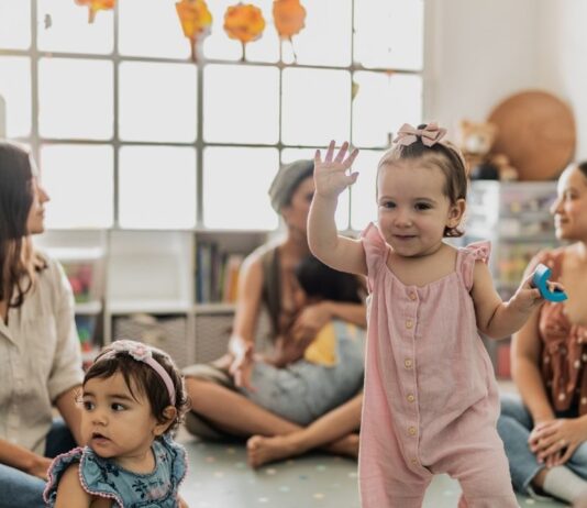 A2SO KinderConcert at Dexter District Library A2SO KinderConcert toddlers enjoy music and movement as young children dance and play during a kid-friendly orchestra concert at the library