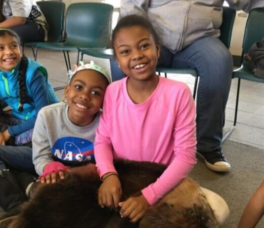 Home school animals in winter at Nankin Mills Home school animals in winter nature program showing kids learning about animals up close during a hands on educational experience