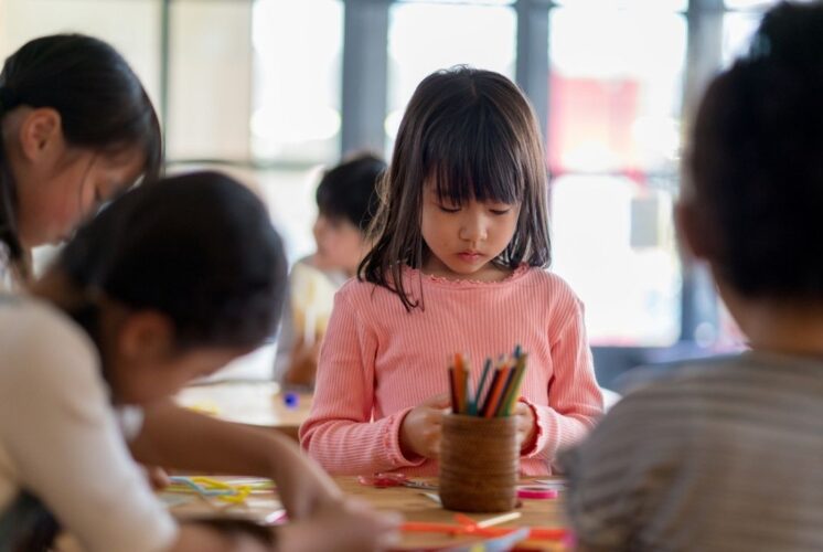 Kids create themed crafts during the Lilo and Stitch Party at Shelby Township Activities Center, a family event with games and activities