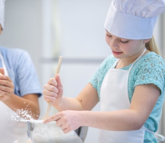 Blakes Jr Bakers Workshop at Blakes Orchard and Cider Mill Blakes Jr Bakers Workshop at Blakes Orchard and Cider Mill with kids decorating treats in chef hats during hands on baking fun