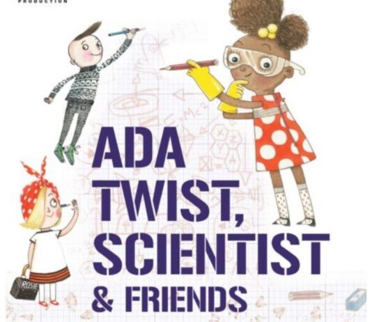 Rosie Revere Iggy Peck and Ada Twist at The Berman Center for the Performing Arts Rosie Revere Iggy Peck and Ada Twist at The Berman Center for the Performing Arts poster featuring Ada Twist Scientist and friends characters