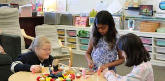 Kids create arts and crafts during spring break in Lansing, enjoying a fun indoor activity that supports creativity and learning