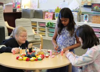 Kids create arts and crafts during spring break in Lansing, enjoying a fun indoor activity that supports creativity and learning
