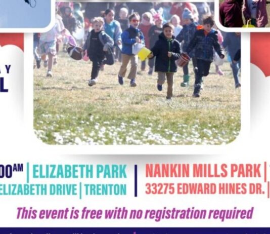 Marshmallow Drop at Elizabeth Park and Nankin Mills Park with kids running to collect marshmallows during a fun family event