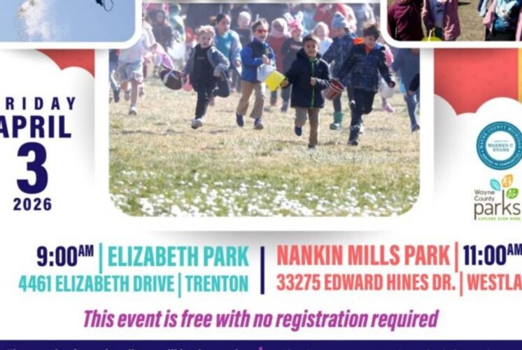 Marshmallow Drop at Elizabeth Park and Nankin Mills Park with kids running to collect marshmallows during a fun family event