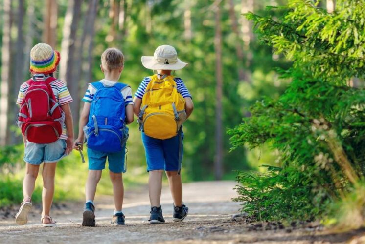 World Aquatic Animal Day hike at Crosswinds Marsh with kids walking nature trail exploring wildlife and aquatic habitats