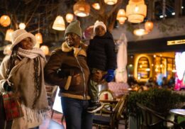 Foolmoon main street ann arbor family lantern night event with glowing lights and families enjoying illuminated parade and festive atmosphere