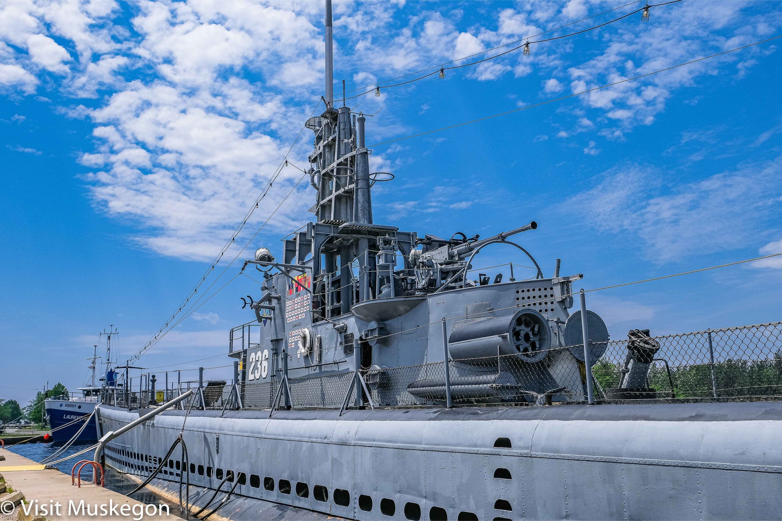 USS Silversides Submarine Museum in Muskegon, a family friendly attraction where kids can explore a real World War II submarine